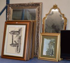 ASSORTED MIRRORS & PICTURES