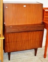 MID-CENTURY TEAK WRITING BUREAU