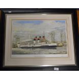 LIMITED EDITION FRAMED PRINT - QUEEN MARY II