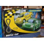 VOLKSWAGEN BEETLE NO17 SCALEXTRIC SET IN BOX