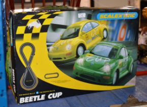 VOLKSWAGEN BEETLE NO17 SCALEXTRIC SET IN BOX