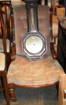 VICTORIAN WALNUT FRAMED NURSING CHAIR