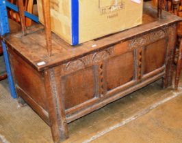 OLD OAK COFFER CHEST