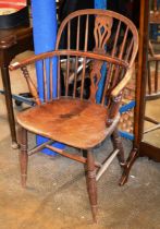 OAK WINDSOR STYLE CHAIR