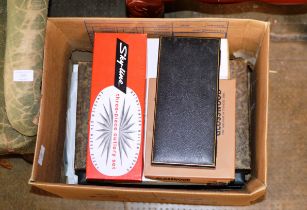 BOX WITH VARIOUS SETS OF CUTLERY