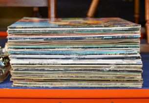 QUANTITY VARIOUS LP RECORDS, THE BEATLES, THE POLICE, PINK FLOYD ETC