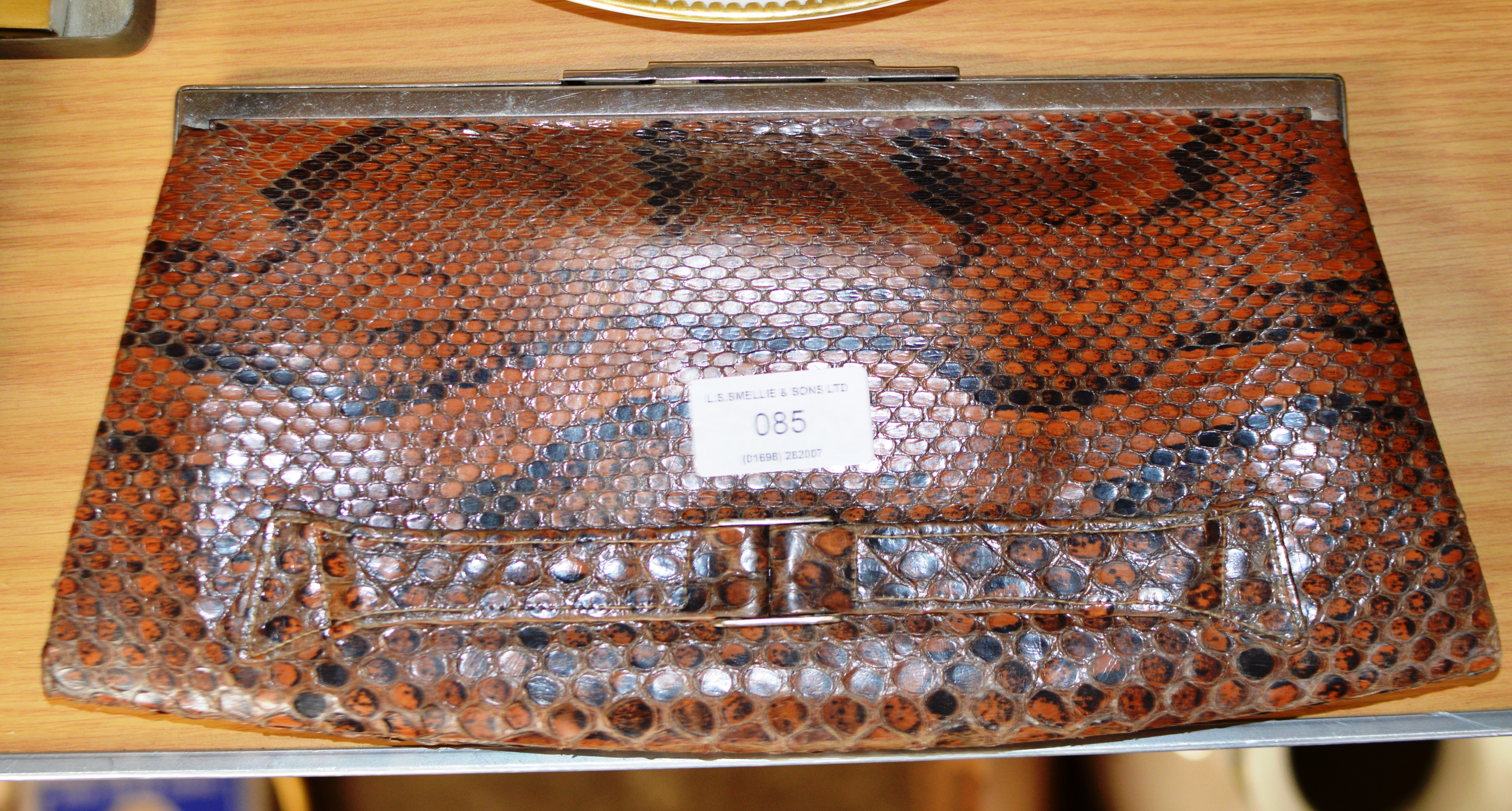 VINTAGE SNAKE SKIN PURSE