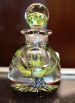 CAITHNESS GLASS PERFUME BOTTLE & STOPPER