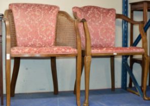 2 MAHOGANY CHAIRS VARIOUS