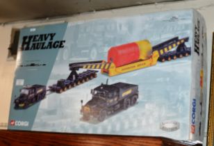 LIMITED EDITION CORGI HEAVY HAULAGE MODEL SET IN BOX