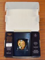 ROYAL CROWN DERBY PAPERWEIGHT IN BOX