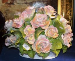 LARGE CERAMIC FLORAL POSY DISPLAY