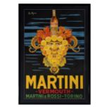 Manifesto MARTINI VERMOUTH / MARTINI & ROSSI TORINO