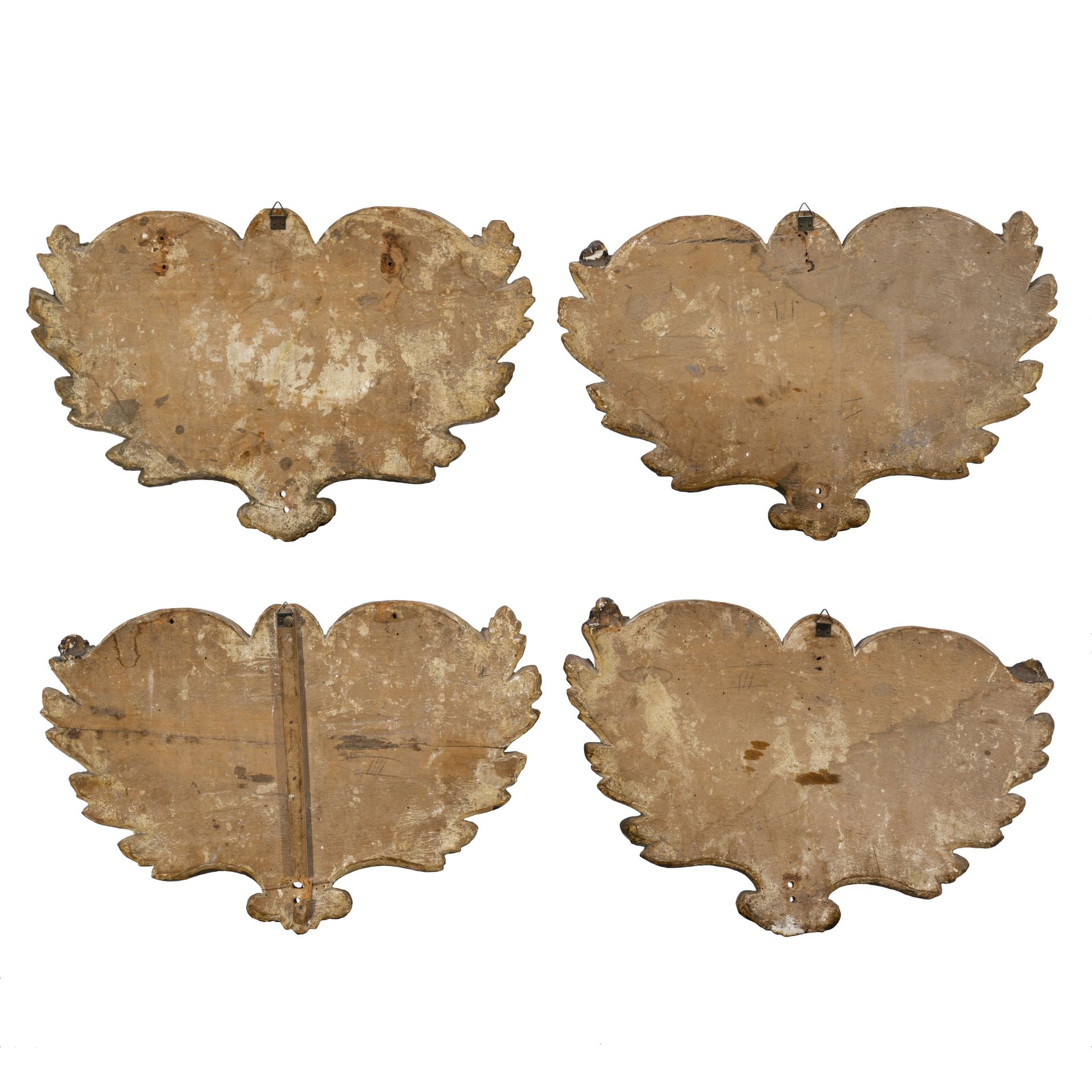 Quattro appliques, Piemonte, XVIII secolo - Bild 2 aus 2