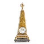 Orologio Luigi XVI a forma di obelisco