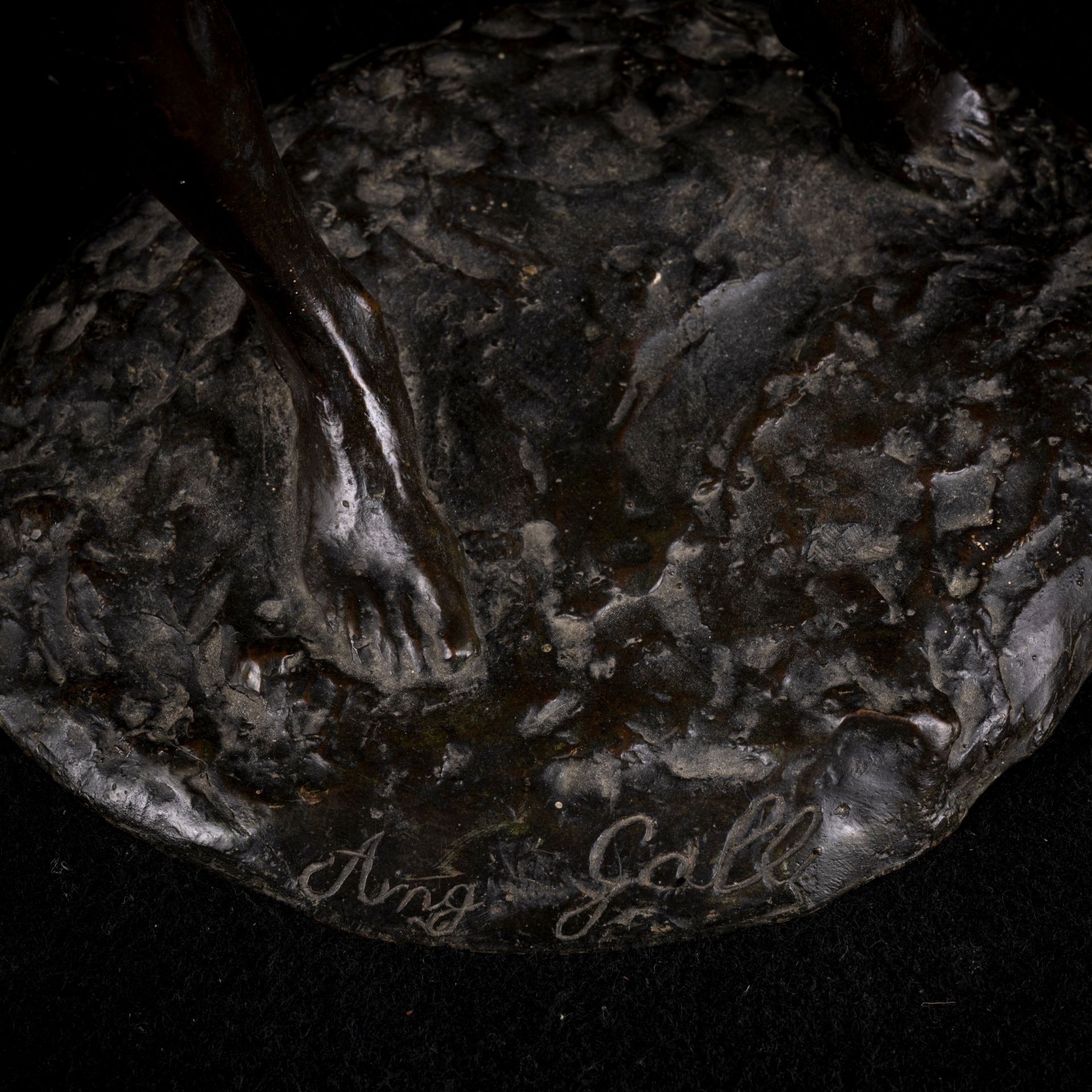 Scultura in bronzo patinato - Image 4 of 4