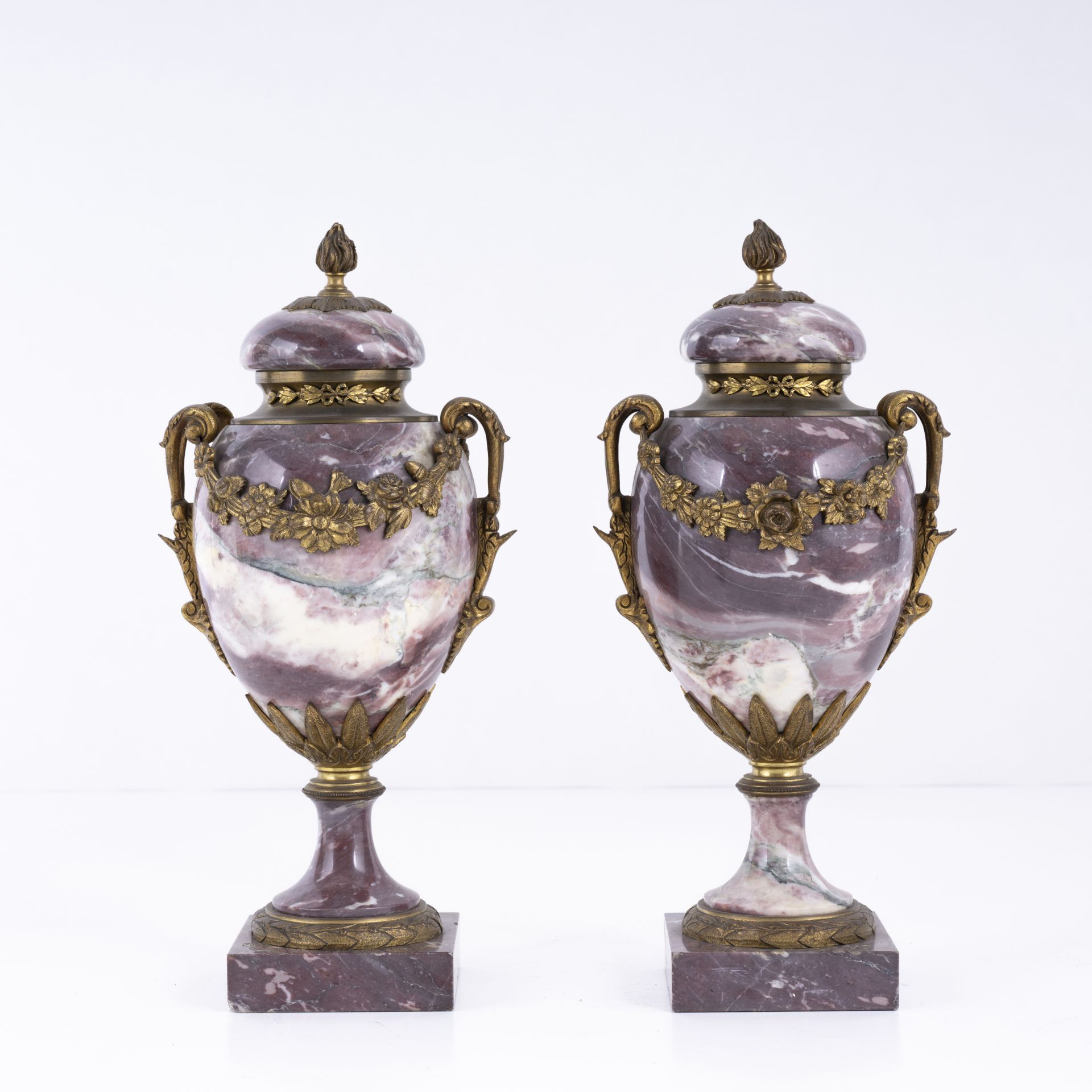 Coppia di vasi in stile Napoleone III