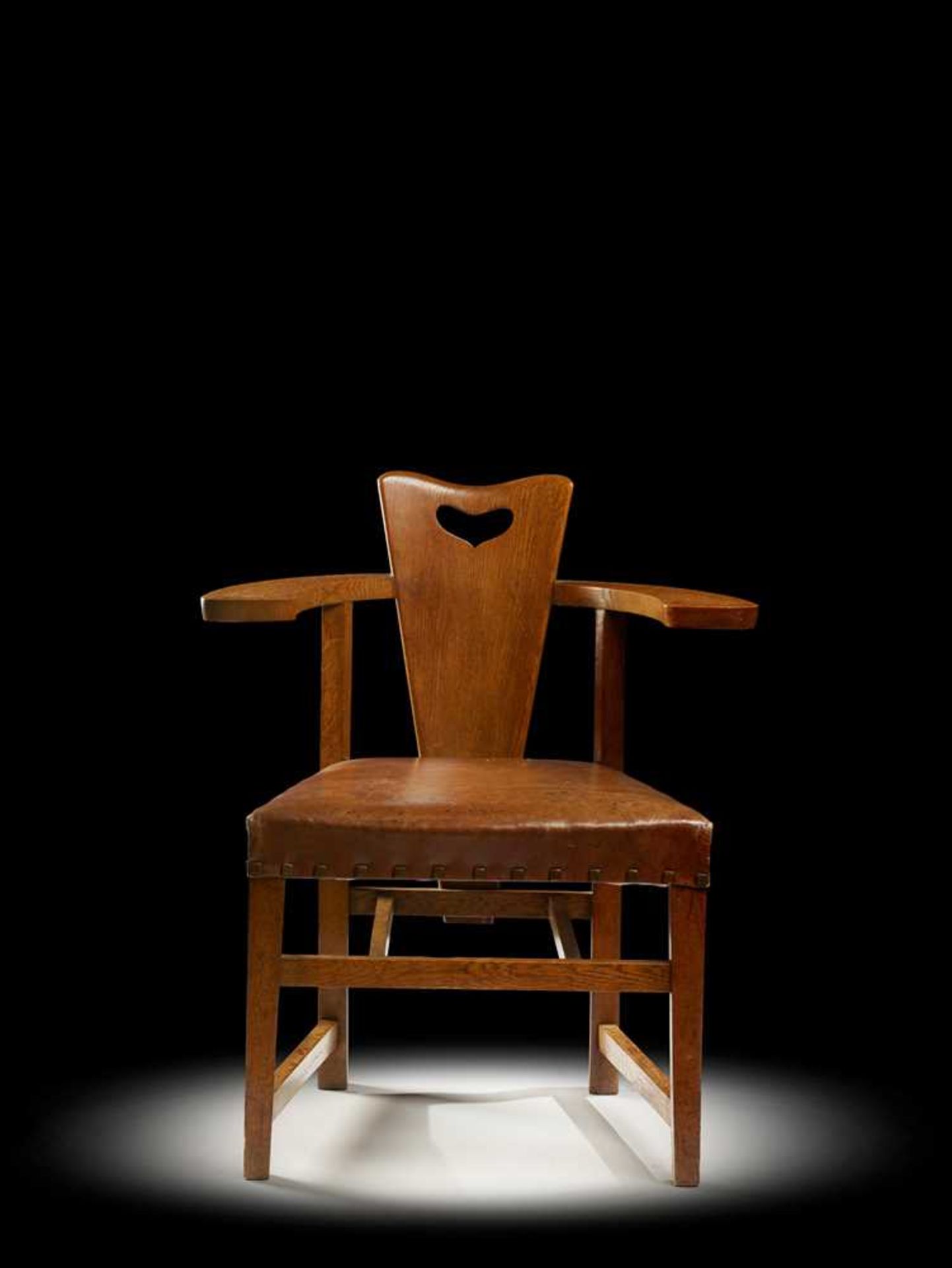 GEORGE WALTON (BRITISH 1867-1933) 'ABINGWOOD' ARMCHAIR, CIRCA 1900 - Image 6 of 14