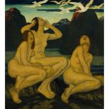 MAURICE GREIFFENHAGEN R.A. (BRITISH 1862-1931) THE THREE SIRENS, 1927