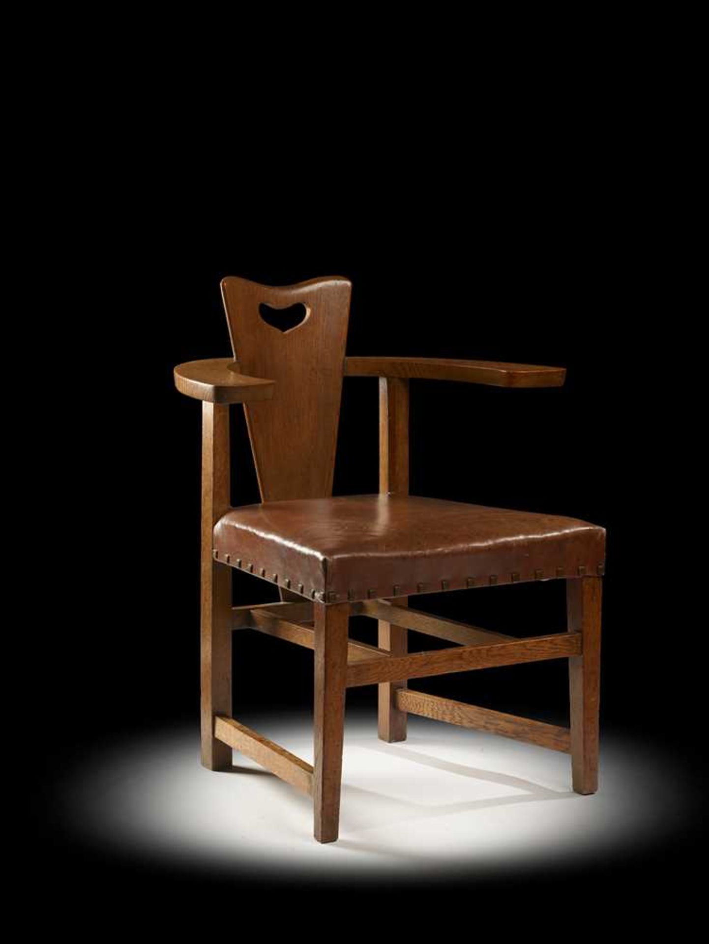 GEORGE WALTON (BRITISH 1867-1933) 'ABINGWOOD' ARMCHAIR, CIRCA 1900 - Image 5 of 14