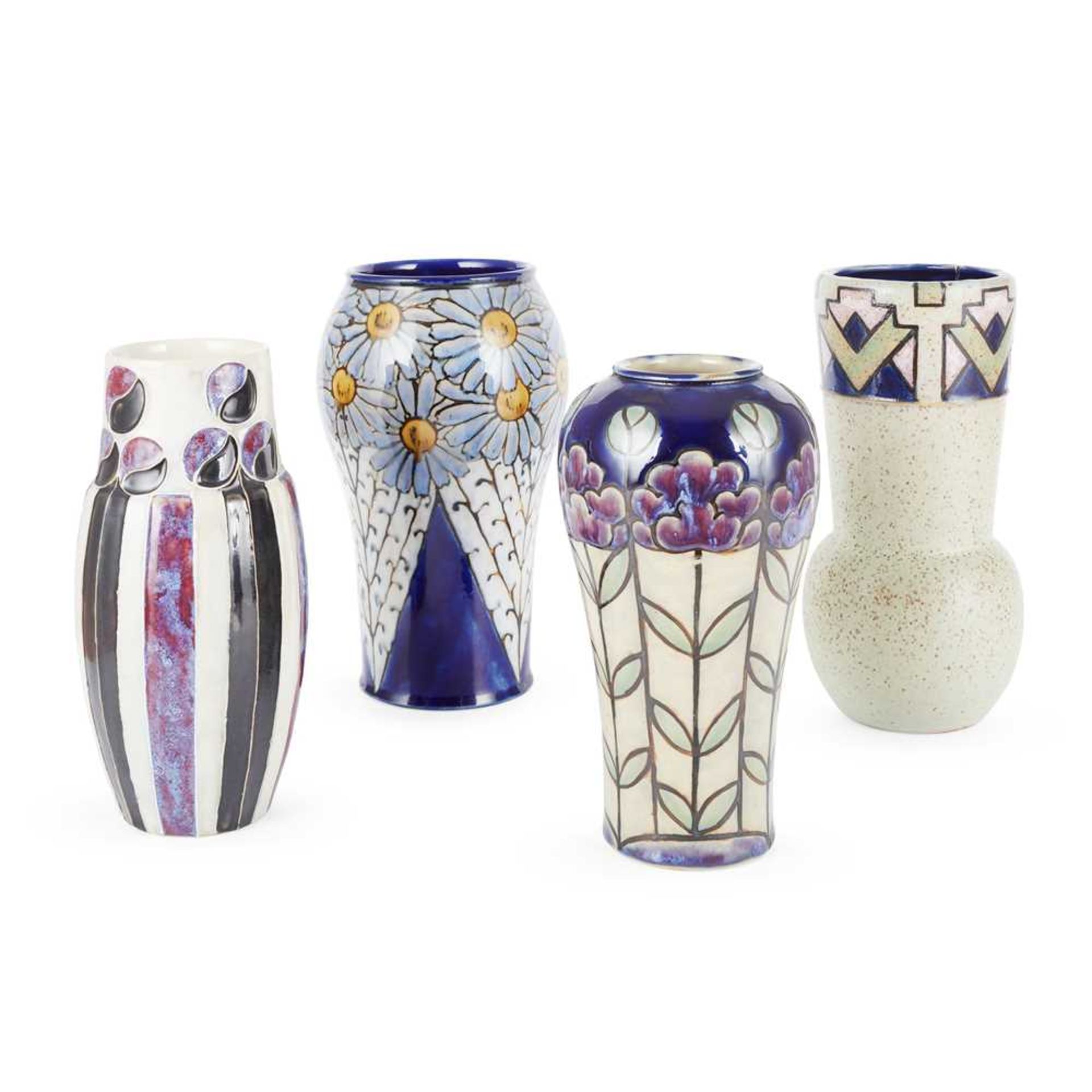 ROYAL DOULTON FOUR VASES, CIRCA 1930 - Image 2 of 6