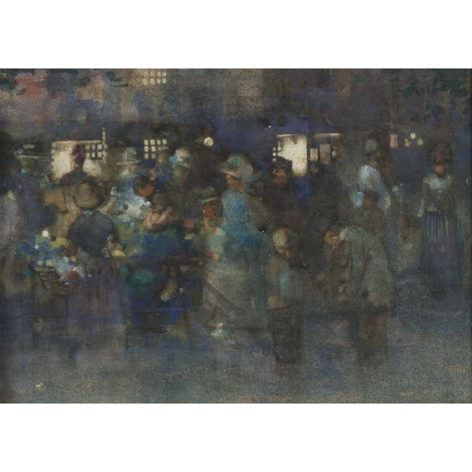 JAMES WATTERSTON HERALD (SCOTTISH 1859-1914) EVENING MARKET