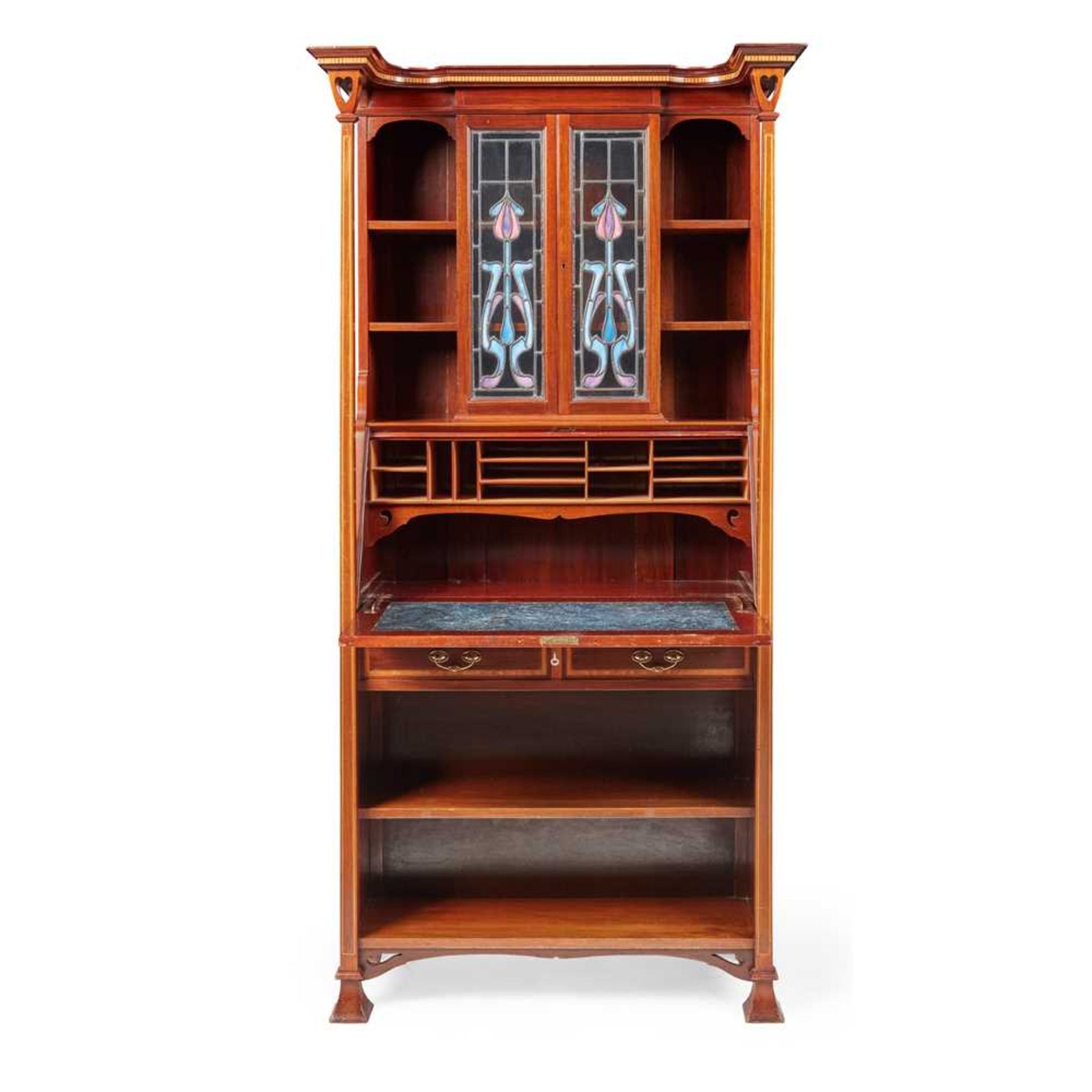 ENGLISH BUREAU BOOKCASE, CIRCA 1905 - Image 2 of 2