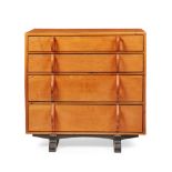 MANNER OF HARRY DAVOLL COTSWOLD SCHOOL CHEST OF DRAWERS, CIRCA 1920