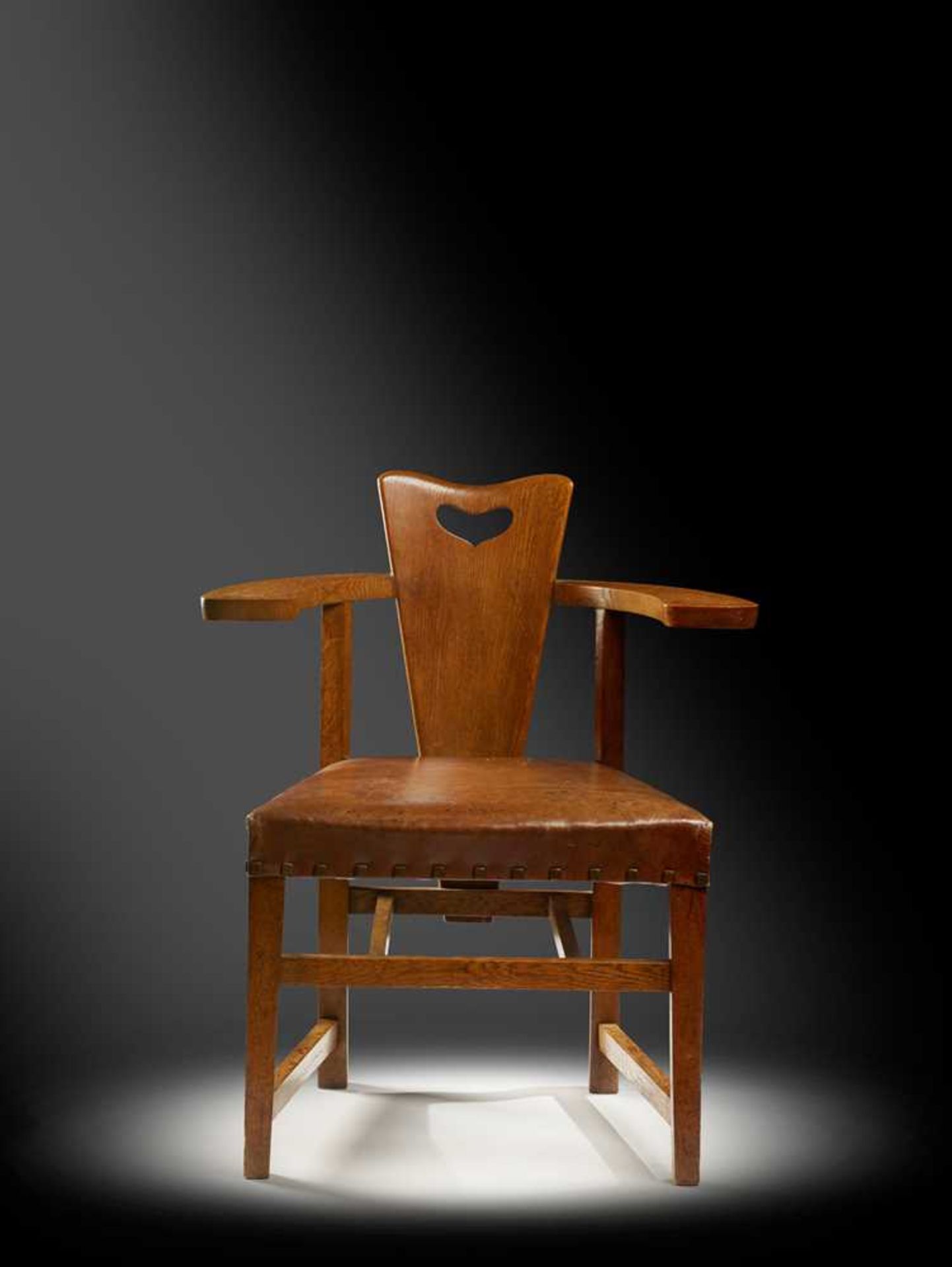 GEORGE WALTON (BRITISH 1867-1933) 'ABINGWOOD' ARMCHAIR, CIRCA 1900 - Image 9 of 14