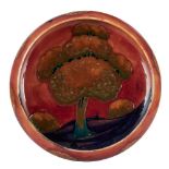 WILLIAM MOORCROFT (BRITISH 1872-1945) FOR MOORCROFT POTTERY, BURSLEM 'EVENTIDE' FOOTED BOWL, CIRCA