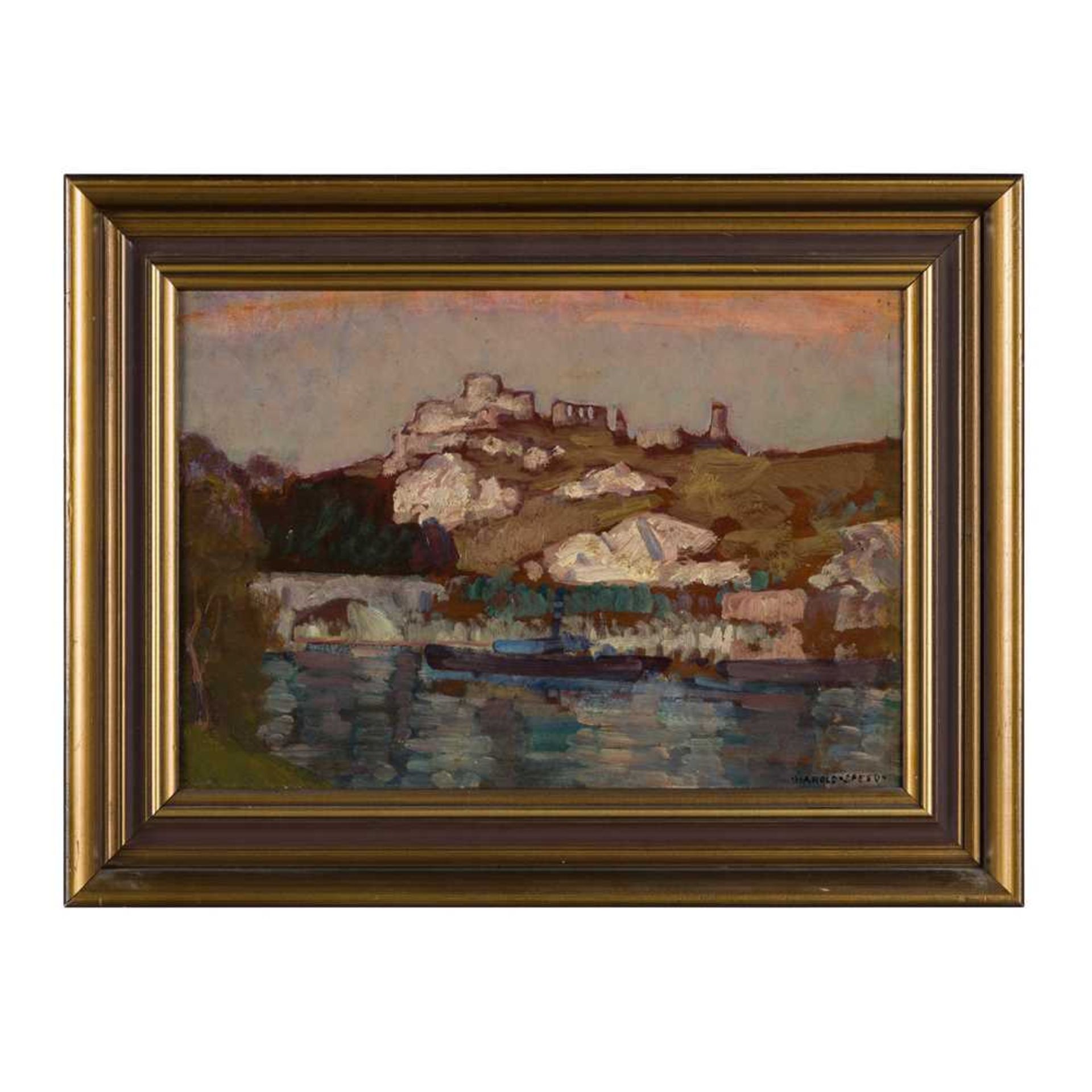 § HAROLD SPEED (BRITISH 1872-1957) STUDY FOR CHATEAU GAILLARD, NORMANDY - Image 2 of 3