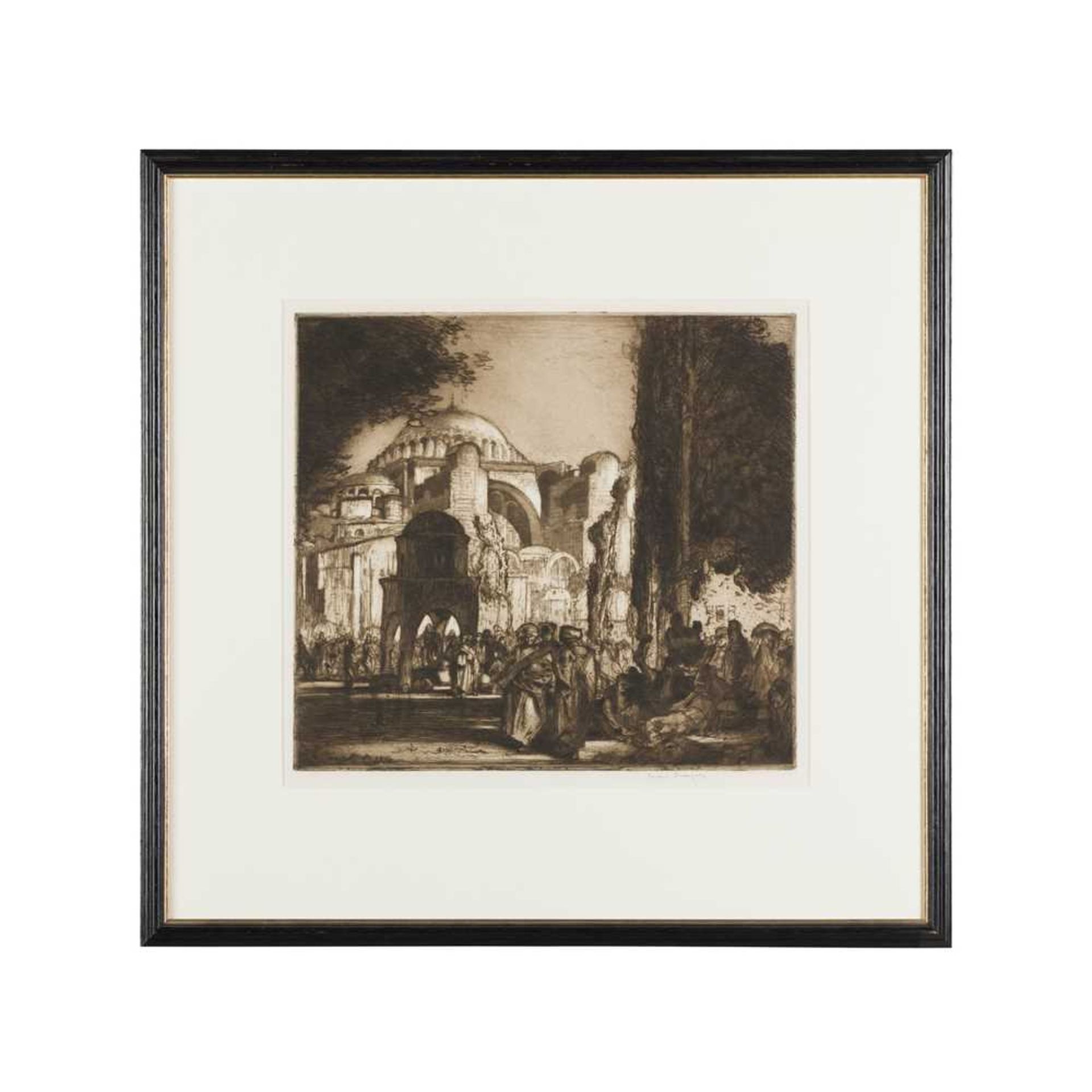 § SIR FRANK BRANGWYN R.A., R.W.S., R.B.A. (BRITISH 1867-1956) SANTA SOPHIA, 1906 - Image 2 of 6