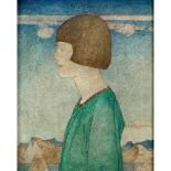 EDWARD REGINALD FRAMPTON (BRITISH 1870-1923) HEAD OF A GIRL, 1920