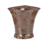 § WALTER KEELER (BRITISH 1942-) 'LEATHER BUCKET' JARDINIÈRE, 1983