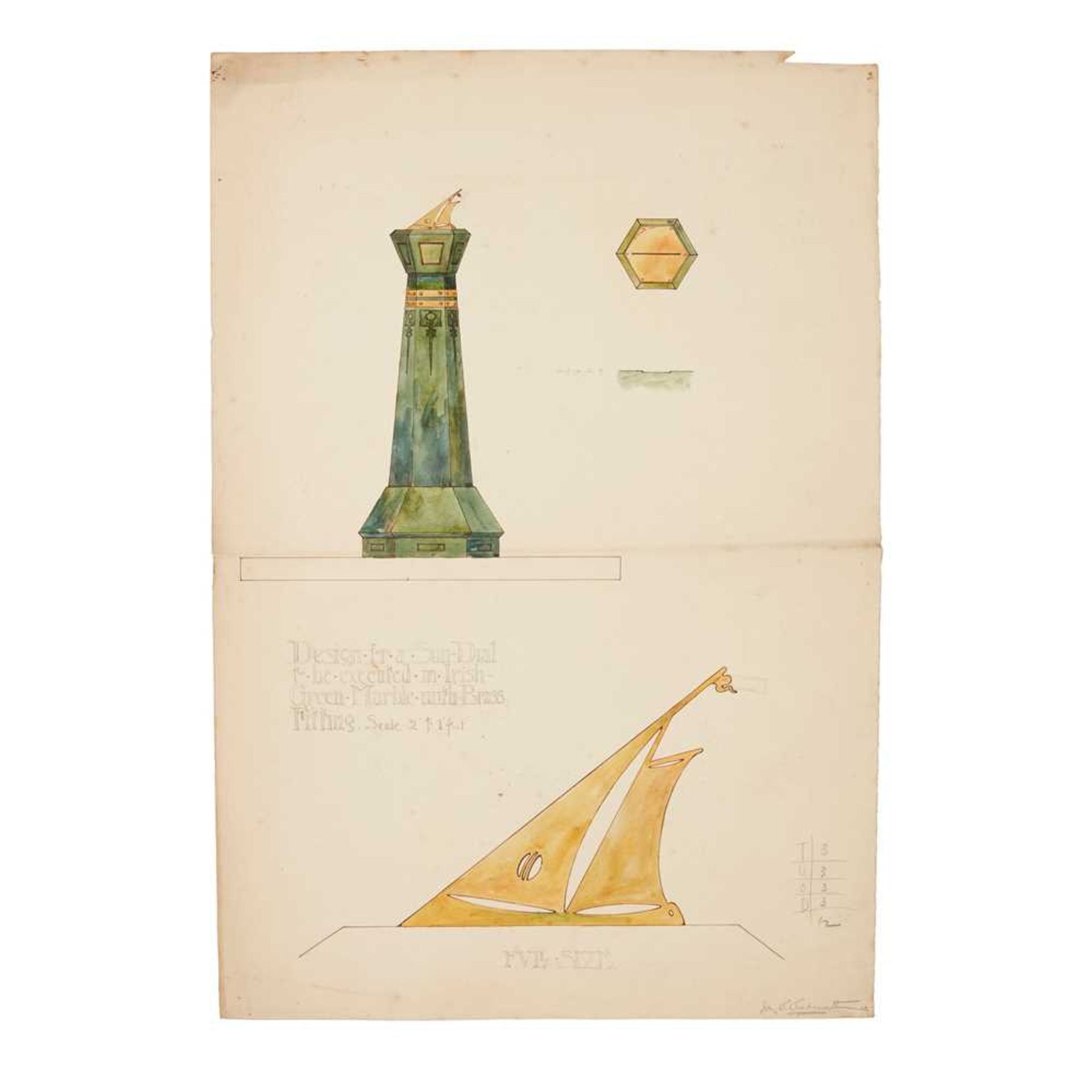 § JOHN WADSWORTH (BRITISH 1879-1955) EXTENSIVE ARCHIVE OF ORIGINAL DESIGNS AND SKETCHES - Image 19 of 20