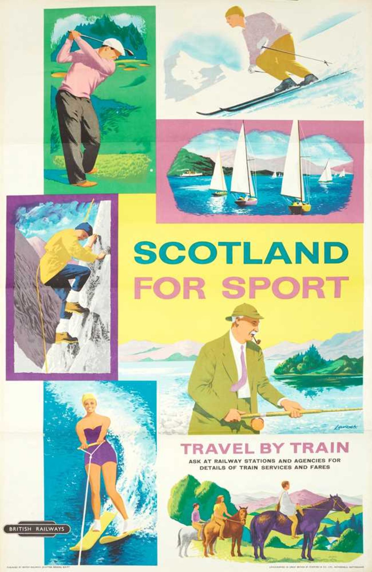 Reginald Montague Lander (b.1913) Scotland for Sport