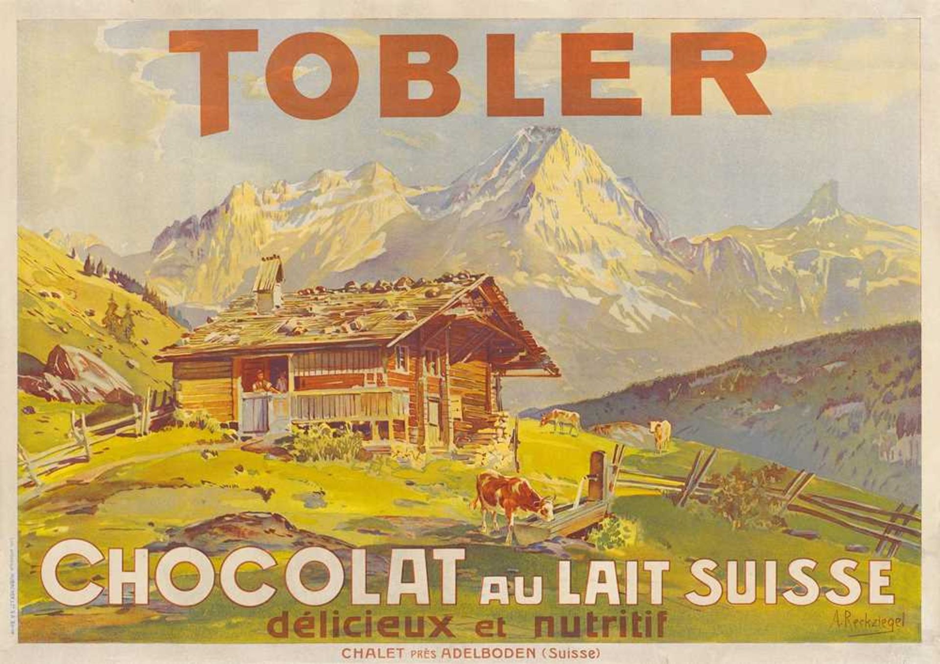 Anton Reckziegel (1865-1936) Tobler Chocolat