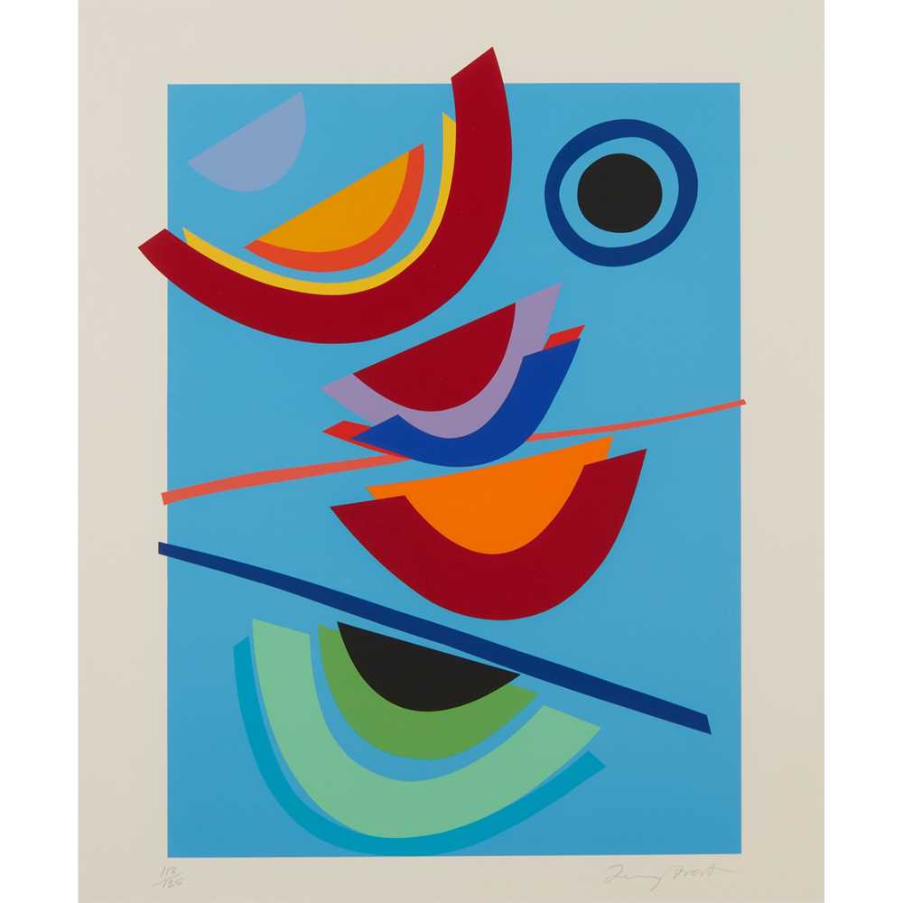 § SIR TERRY FROST R.A. (BRITISH 1915-2003) BLUE CIRCLE - 2003