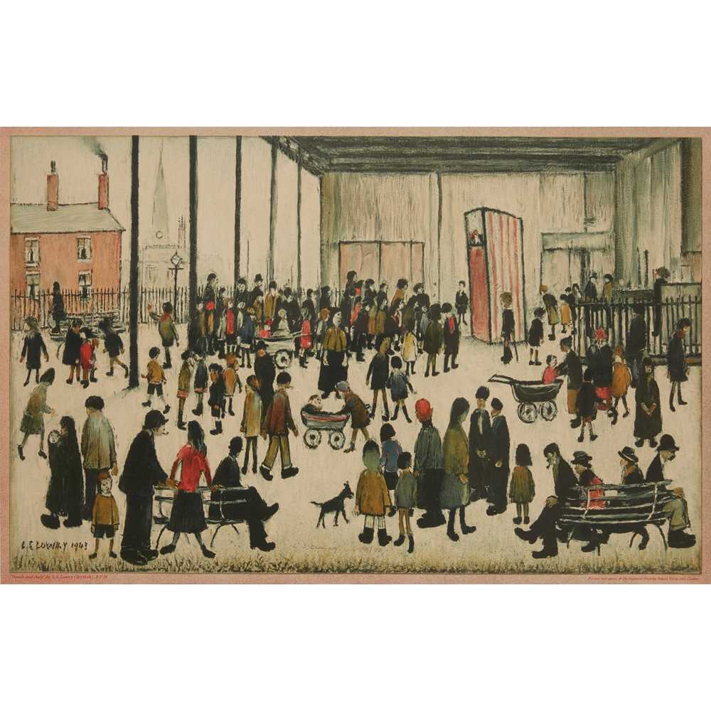 § LAURENCE STEPHEN LOWRY (BRITISH 1887-1976) PUNCH AND JUDY (S.P. 21)