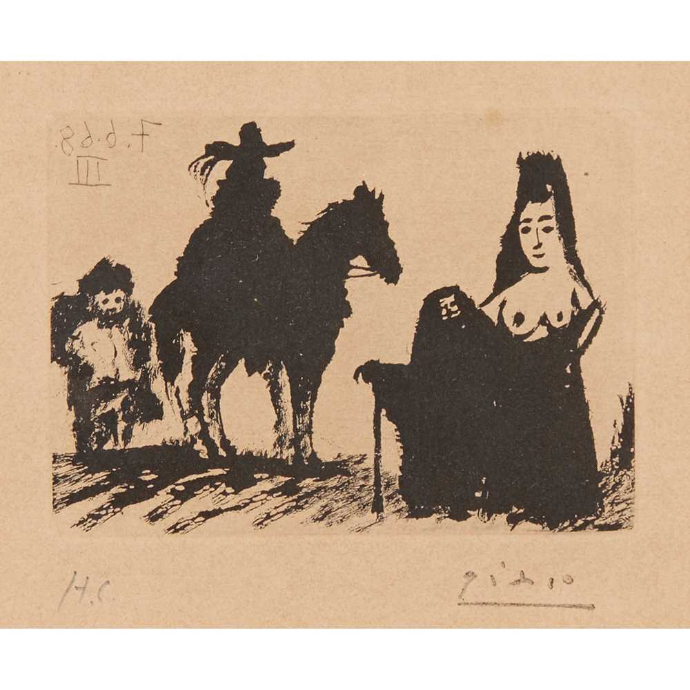 § PABLO PICASSO (SPANISH 1881-1973) 'CAVALIER ET SON VALET, CÉLESTINE ET MAJA' AND 'ENLÉVEMENT, Á PI - Image 2 of 8