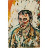 § JOHN BRATBY (BRITISH 1928-1992) PORTRAIT OF ANTHONY VALENTINE - 1975