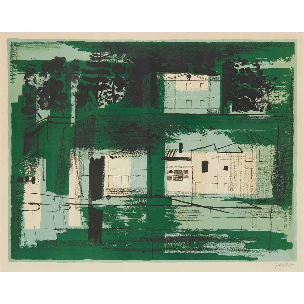 § JOHN PIPER C.H. (BRITISH 1903-1992) CHÂTEAU DE TAILLEBOURG (L.111) - 1958