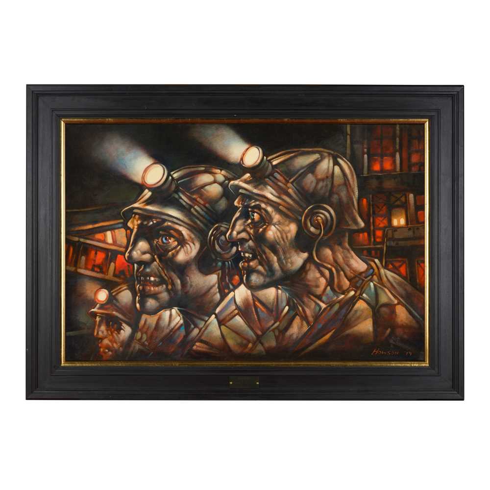 § PETER HOWSON O.B.E. (SCOTTISH 1958-) NINE MILE POINT - 2019 - Image 2 of 3