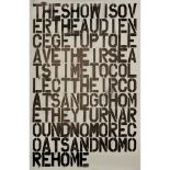 CHRISTOPHER WOOL (AMERICAN 1955-) AND FÉLIX GONZÁLES TORRES (CUBAN/AMERICAN 1957-1996) UNTITLED (THE