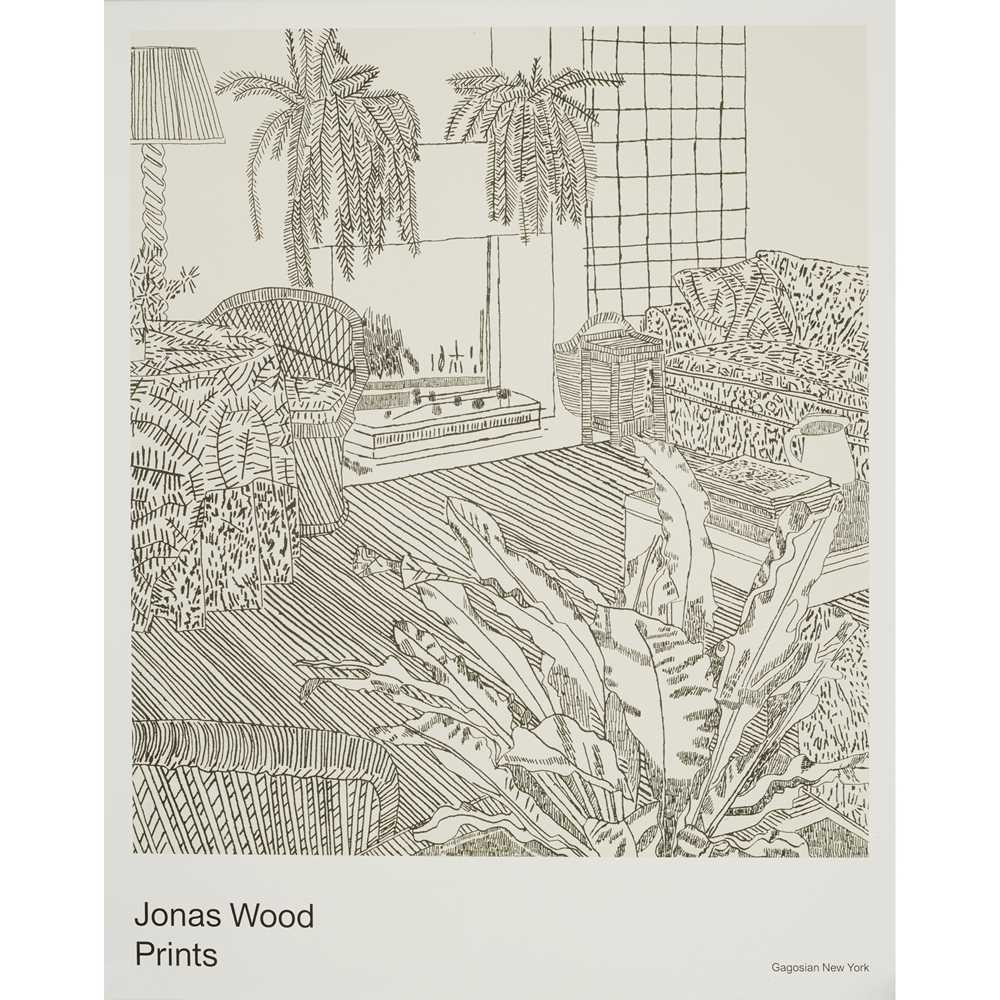 JONAS WOOD (AMERICAN 1977-) THREE EXHIBITION POSTERS: 'INTERIORS AND LANDSCAPES, ' 'PLANTS AND ANIMA - Image 3 of 6