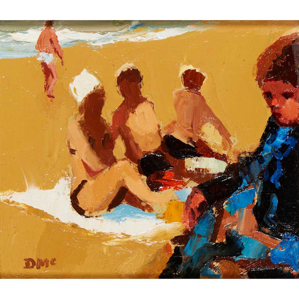 § DONALD MCINTYRE (BRITISH 1923-2009) BEACH DAY