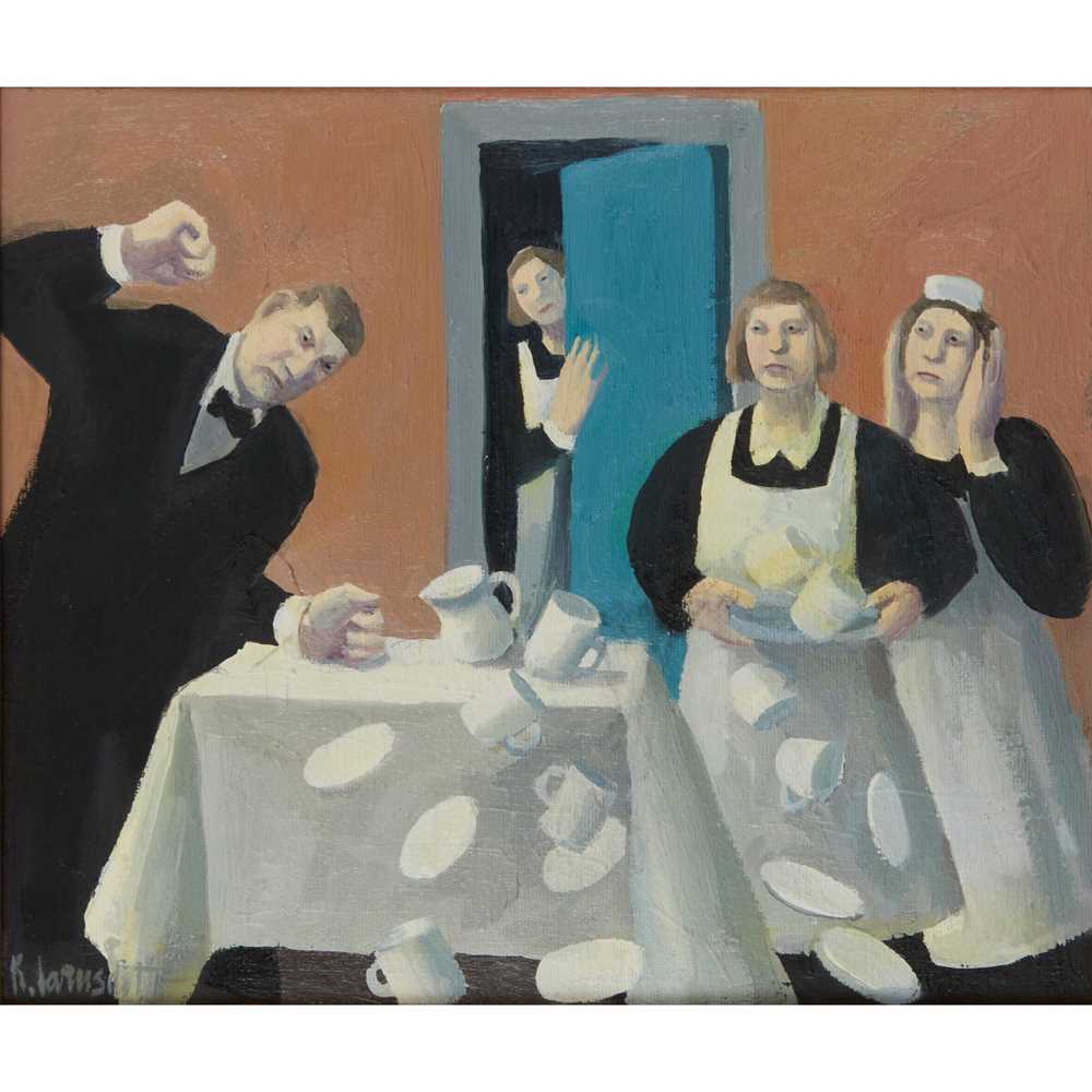 § KAROLINE LARUSDOTTIR (ICELANDIC/BRITISH 1944-2019) THE ANGRY WAITER