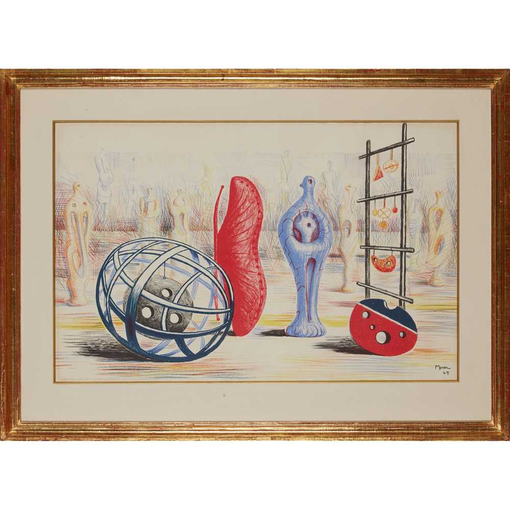 § HENRY MOORE O.M.,C.H (BRITISH 1898-1986) SCULPTURAL OBJECTS - 1949 - Image 2 of 3