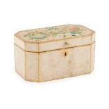 VICTORIAN NEEDLEWORK TOILETTE BOX 19TH CENTURY