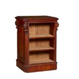 EARLY VICTORIAN MAHOGANY FREESTANDING BOOKCASE MID 19TH CENTURY